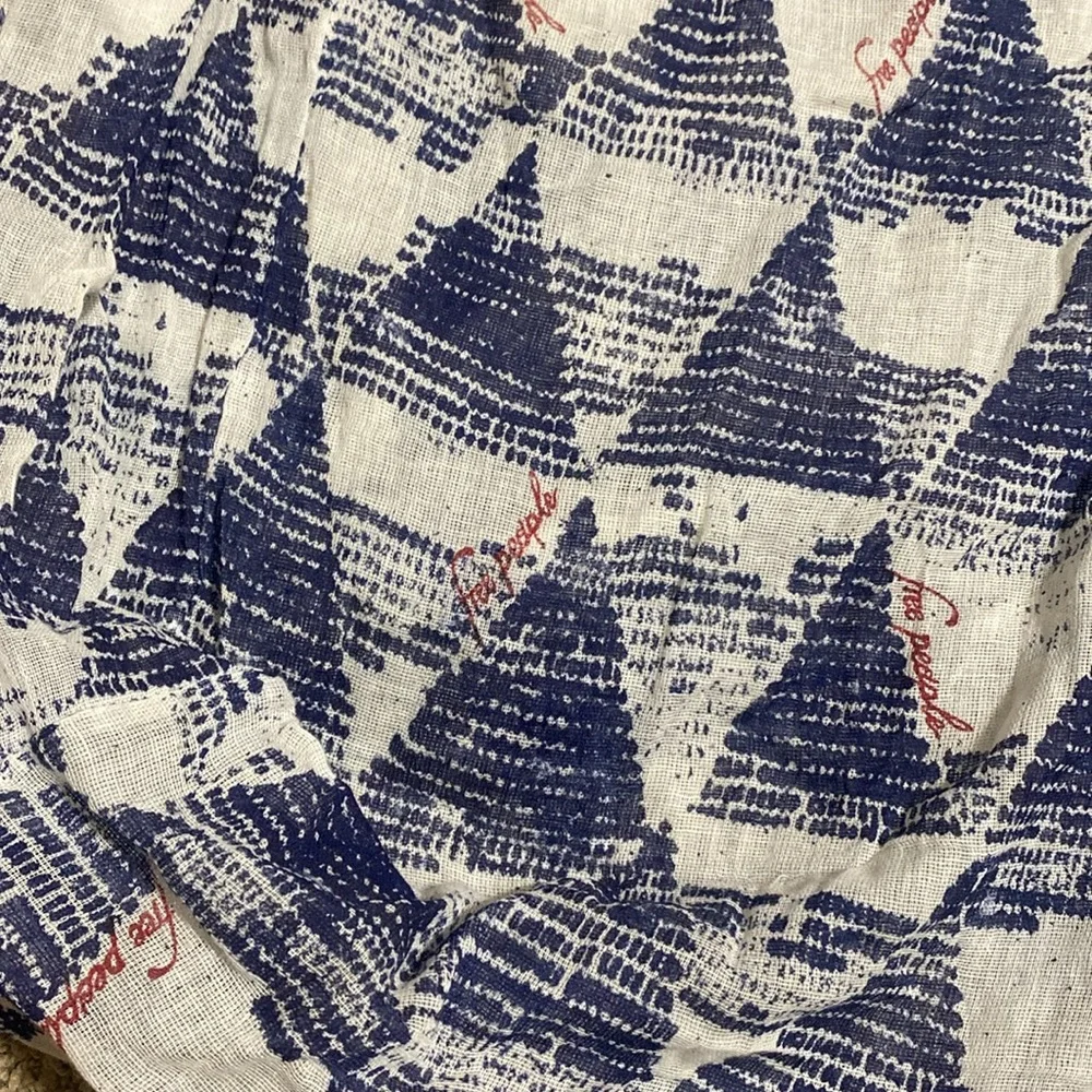 Free People | Reusable‎ Bag Muslin Graphic Print Hobo One Strap - Picture 4 of 7